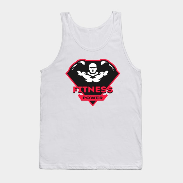 Fitness power. Tank Top by Cridmax